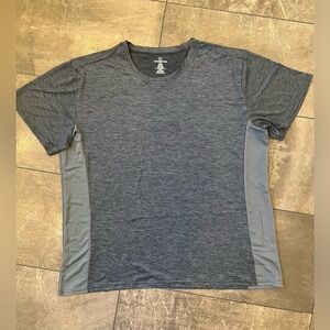 New! Real essential Men's Gray Performance T-Shirt size 3xl